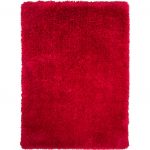 Thick Warm Red Soft Shaggy Rug - Barrington