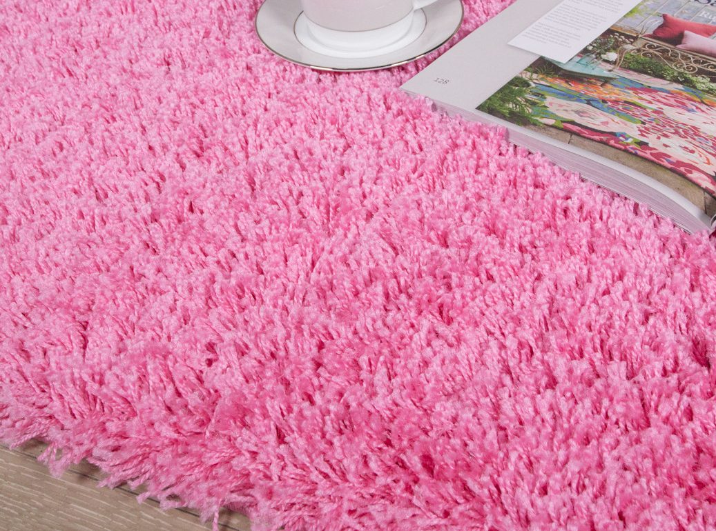 Vancouver Range - Barbie Pink Soft Shaggy Rug