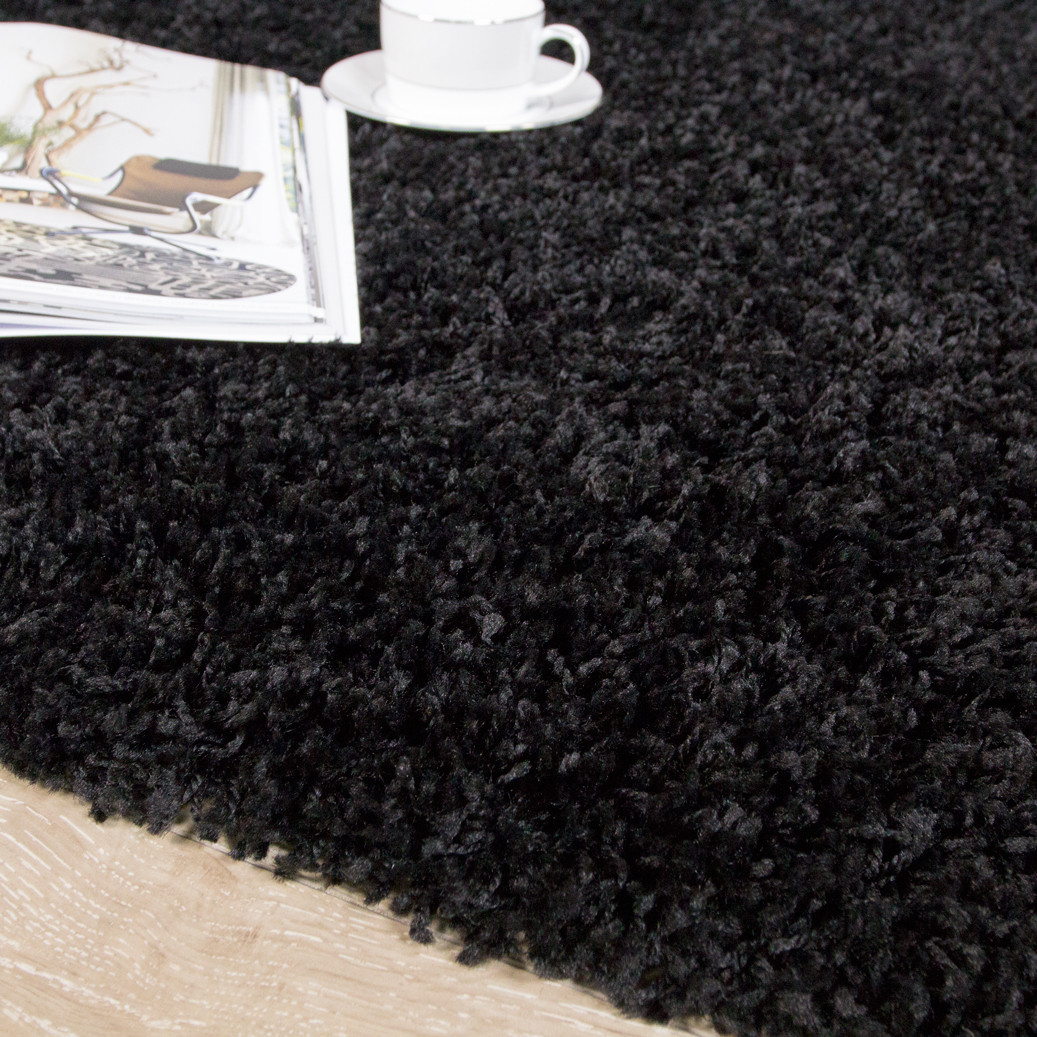 ontario-black-side-close-up_1 Dark Black Soft Shaggy Rug