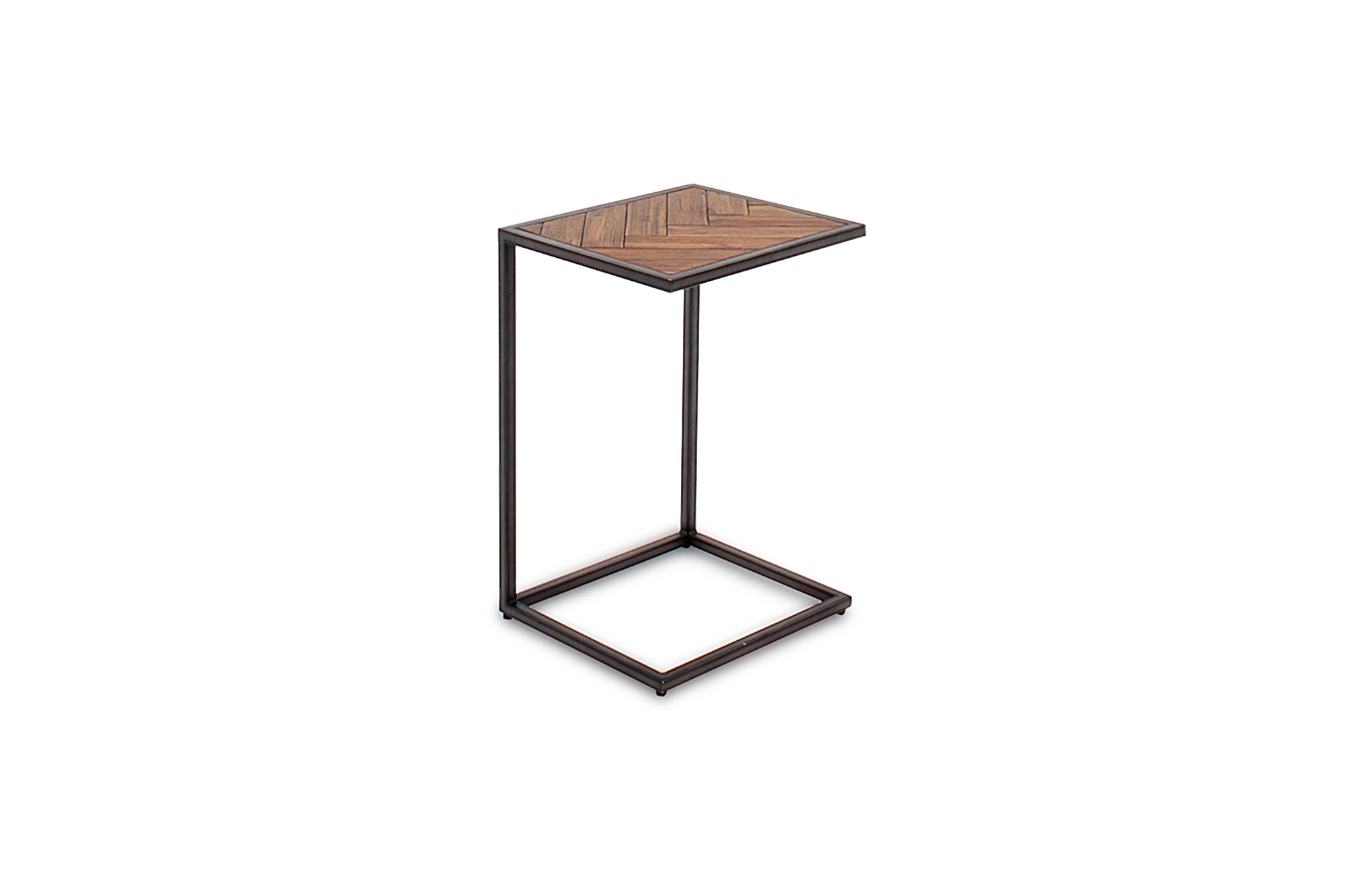Vanya Drinks Table Light Brown Angle